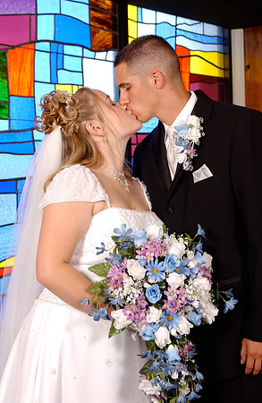 Wedding photo in church